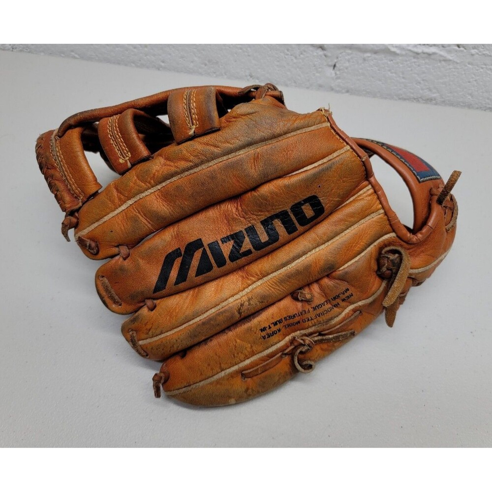 Mizuno MM5075 Leather Baseball Glove Right Hand Thrower Lite Flex Professional